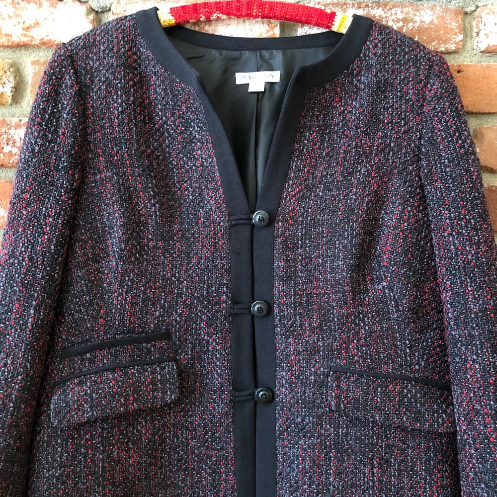 Pendleton Tweed Coat Jacket - image 3
